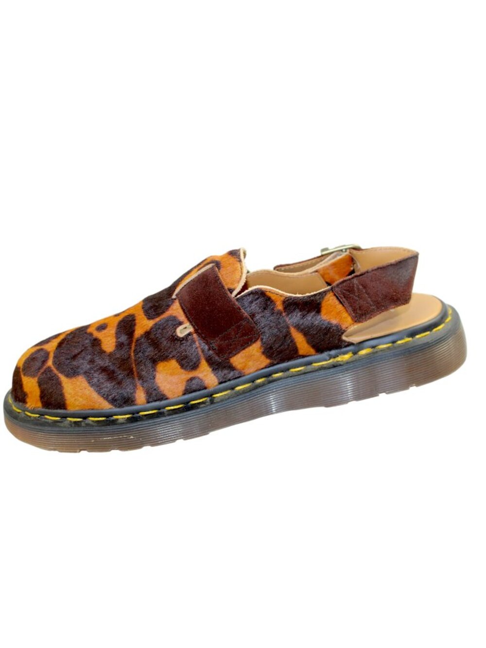 Dr. Martens Jorge Ocelot Hair On Sling Back Mule Size 9 - Picture 4 of 8
